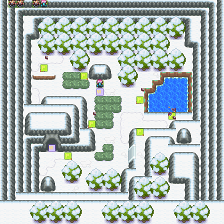 秘密基地 · 雪山布局的地图与事件